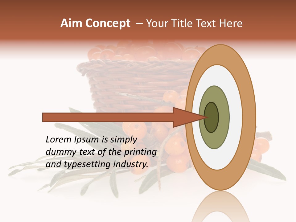 Healthy Thorn Diet PowerPoint Template