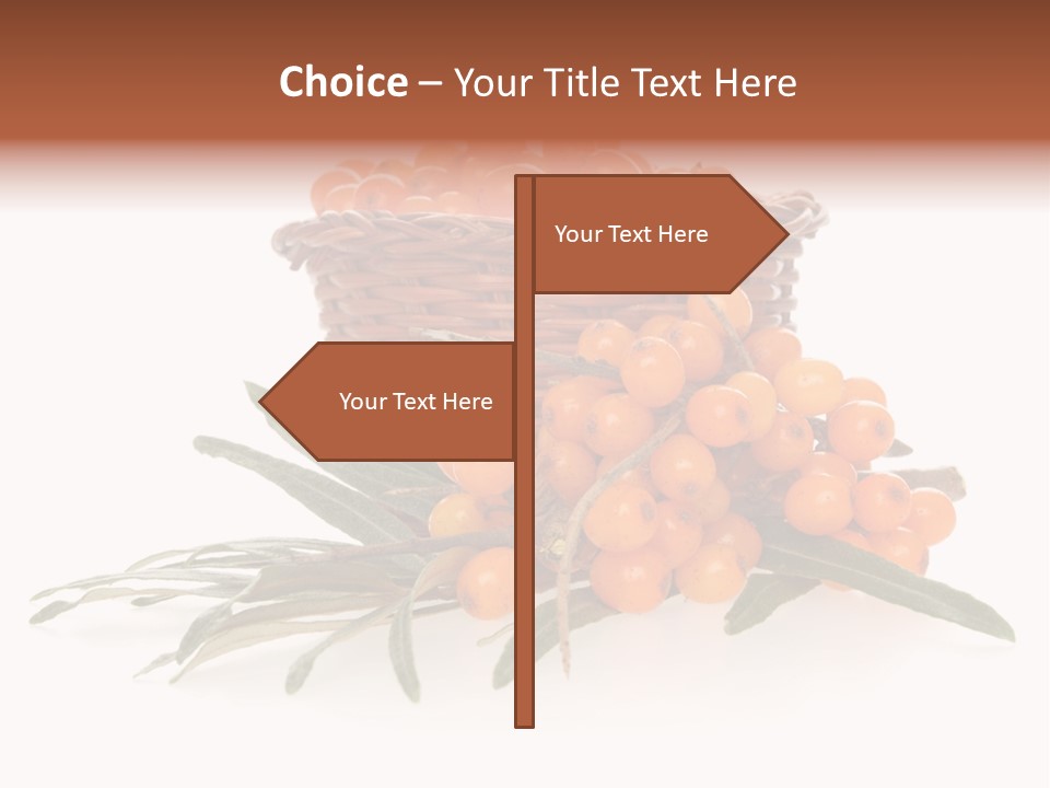 Healthy Thorn Diet PowerPoint Template