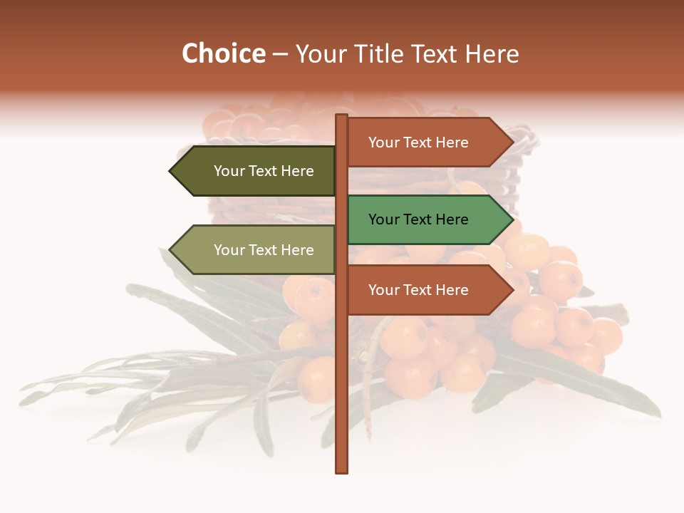 Healthy Thorn Diet PowerPoint Template