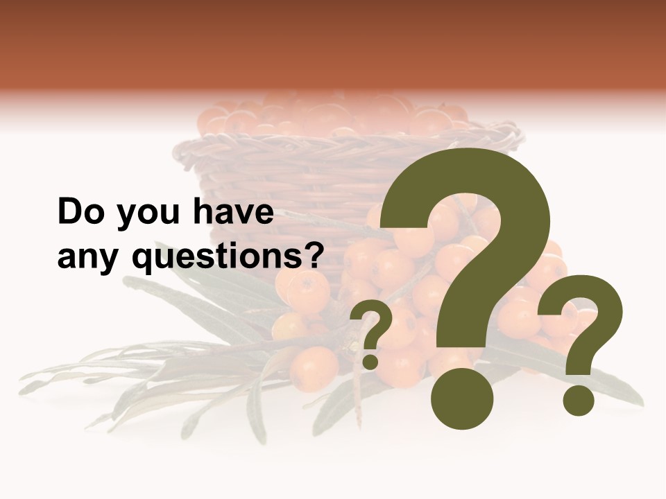 Healthy Thorn Diet PowerPoint Template