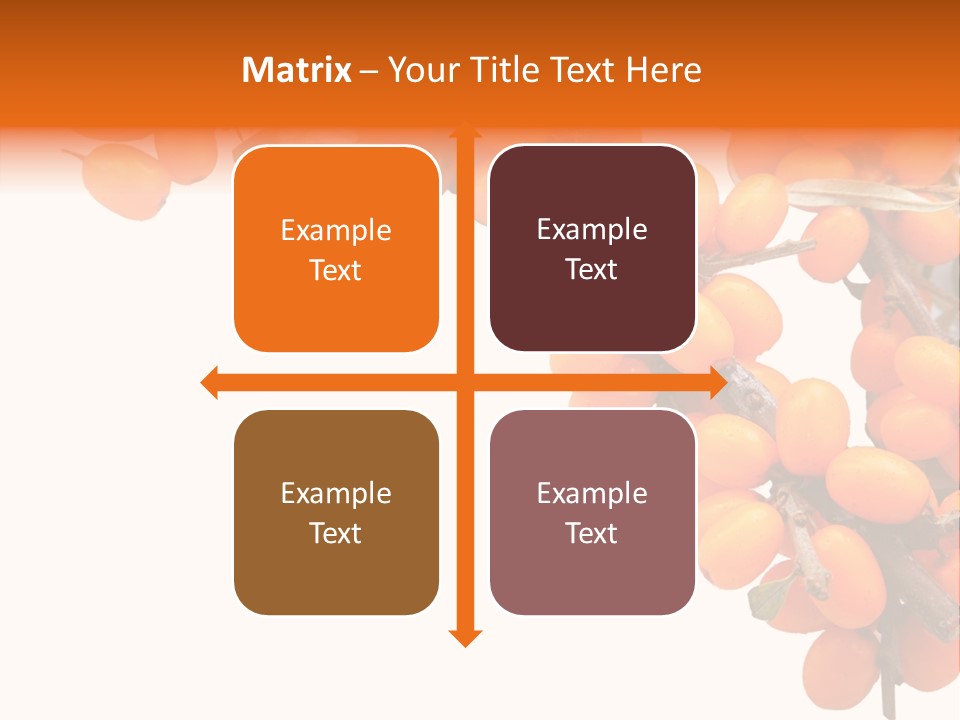 Orange Nature Season PowerPoint Template