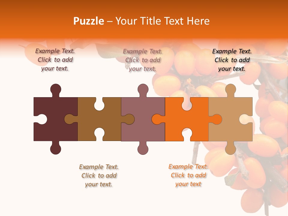 Orange Nature Season PowerPoint Template