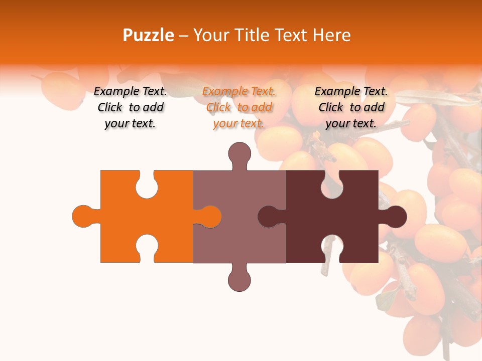Orange Nature Season PowerPoint Template