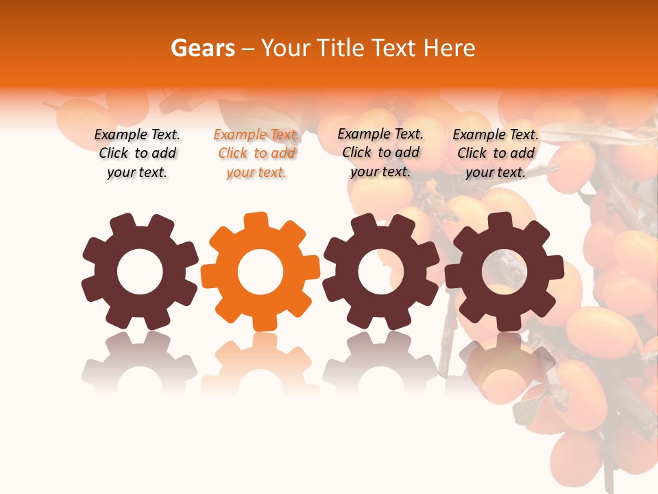 Orange Nature Season PowerPoint Template