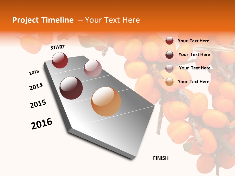 Orange Nature Season PowerPoint Template