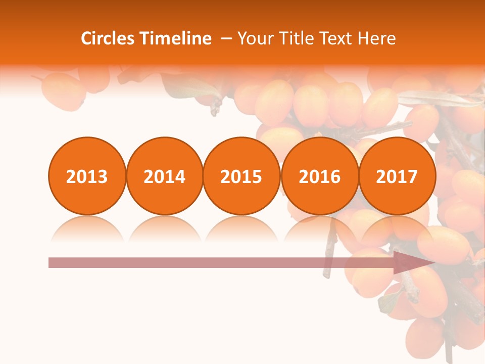 Orange Nature Season PowerPoint Template