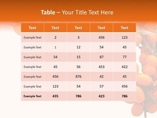 Orange Nature Season PowerPoint Template