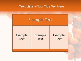 Orange Nature Season PowerPoint Template