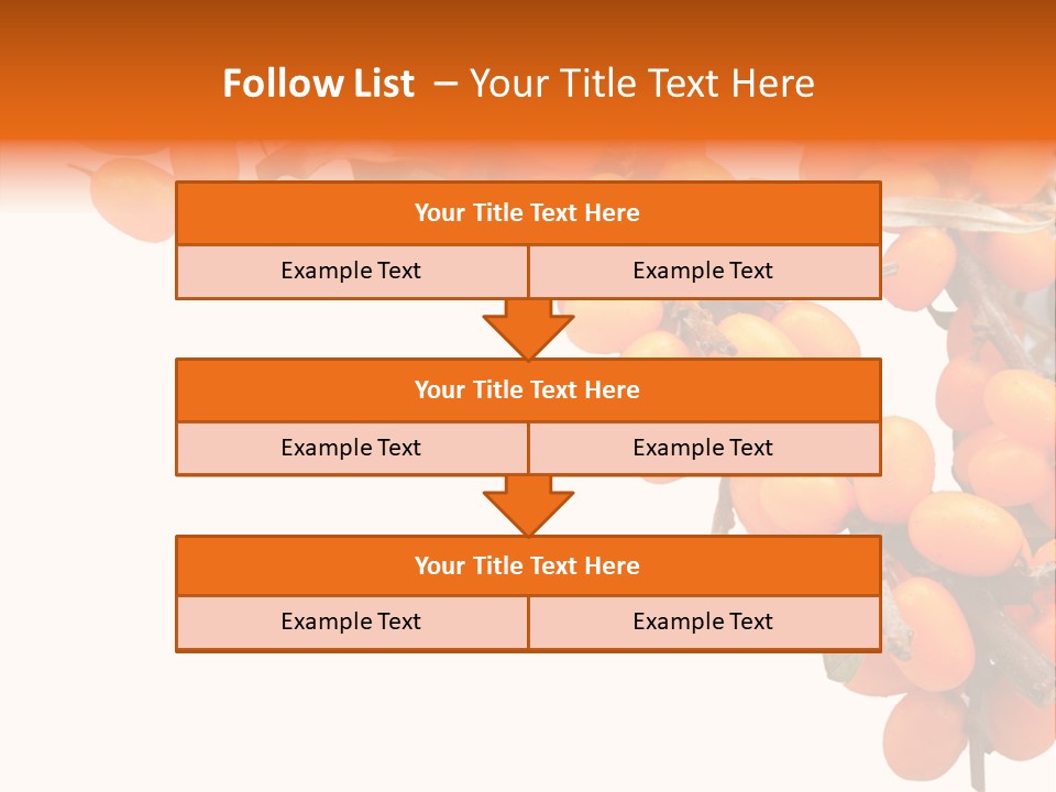 Orange Nature Season PowerPoint Template