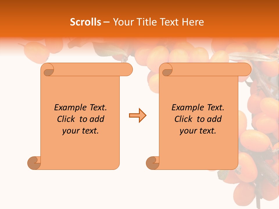 Orange Nature Season PowerPoint Template
