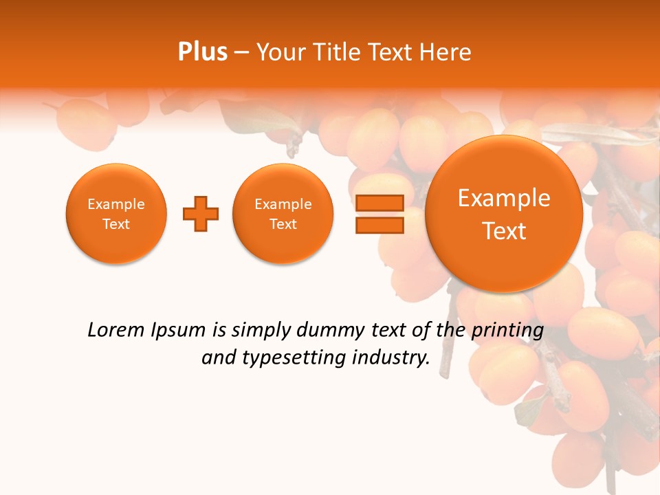 Orange Nature Season PowerPoint Template