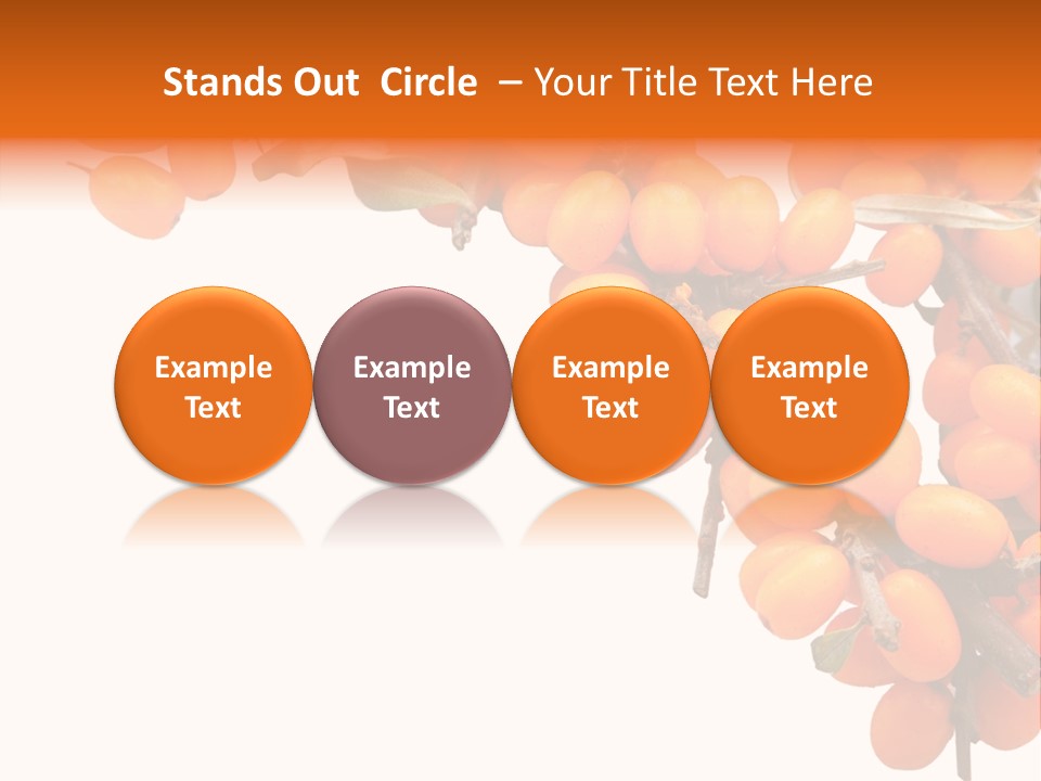 Orange Nature Season PowerPoint Template