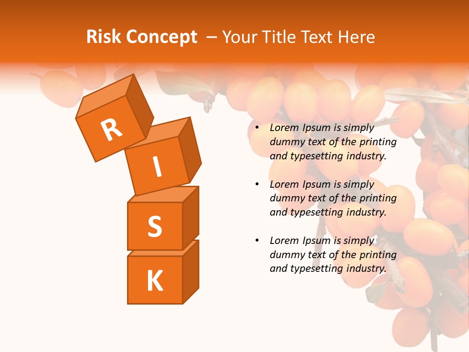 Orange Nature Season PowerPoint Template