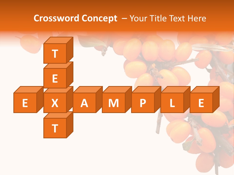 Orange Nature Season PowerPoint Template