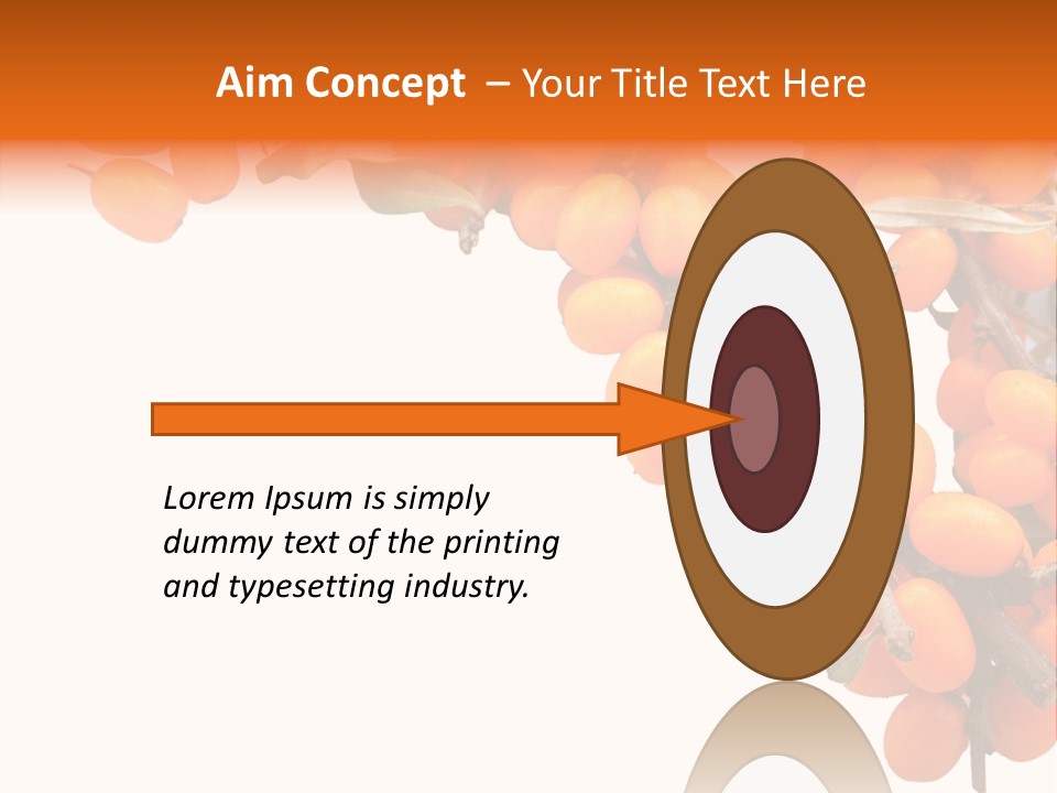 Orange Nature Season PowerPoint Template