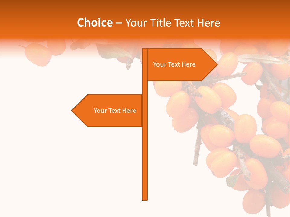 Orange Nature Season PowerPoint Template