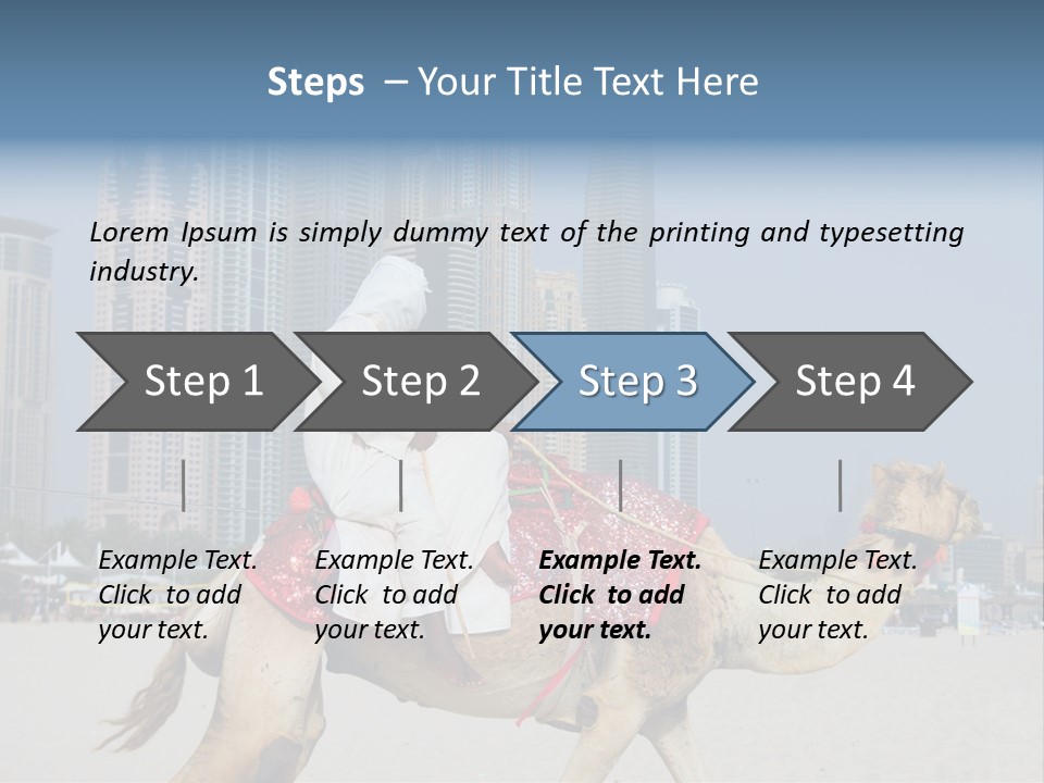 Man High Arab PowerPoint Template