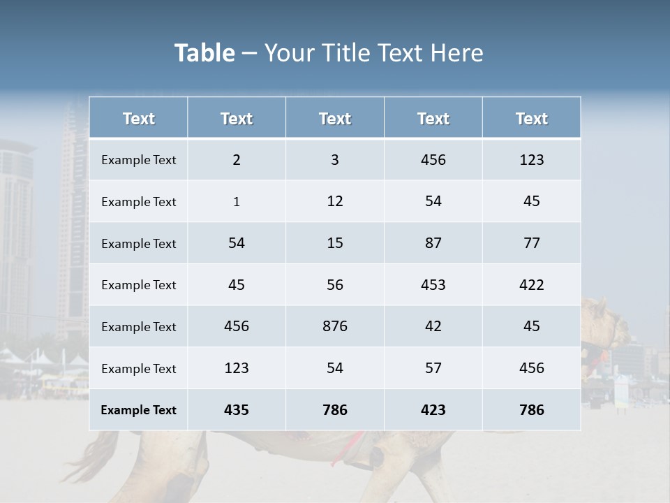 Man High Arab PowerPoint Template