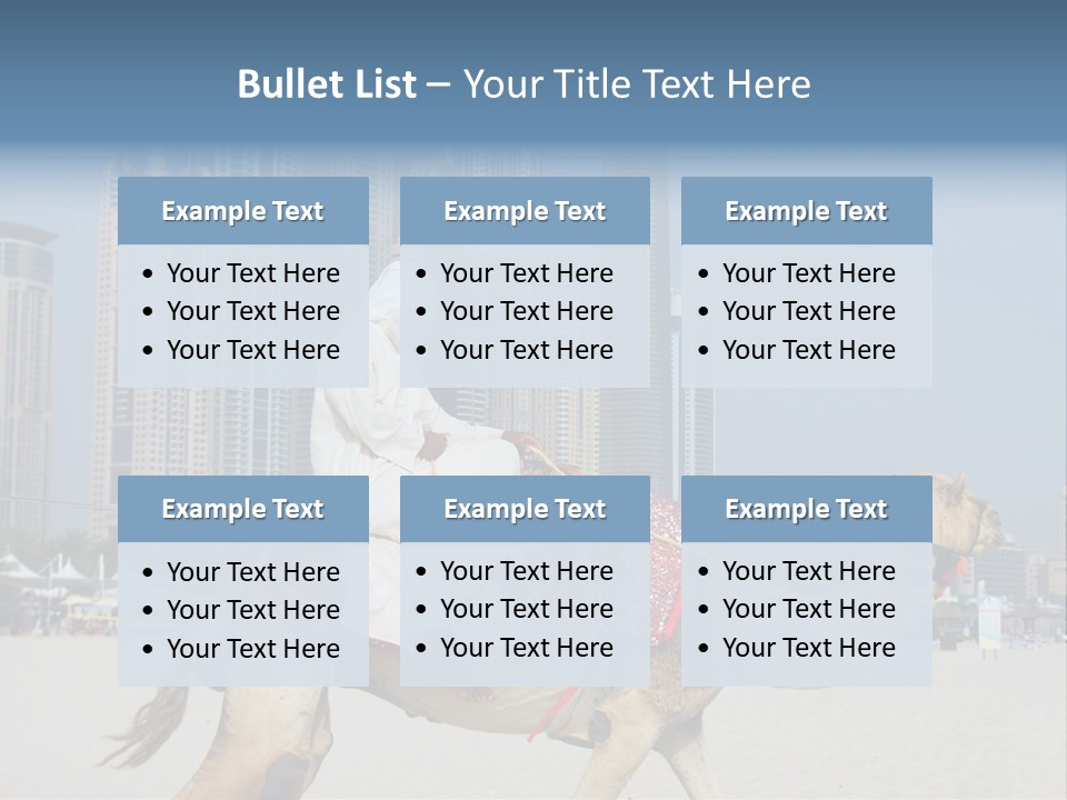 Man High Arab PowerPoint Template