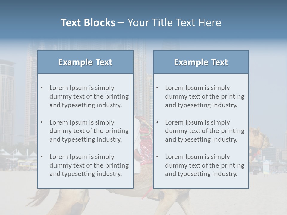 Man High Arab PowerPoint Template
