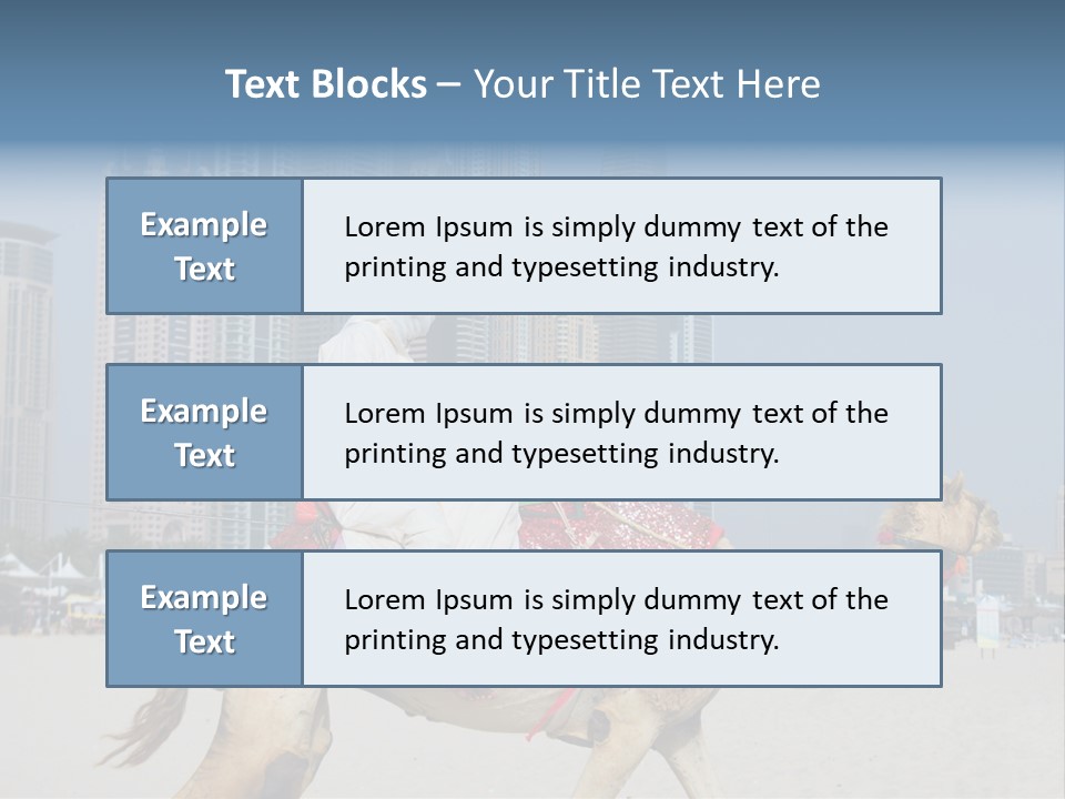 Man High Arab PowerPoint Template