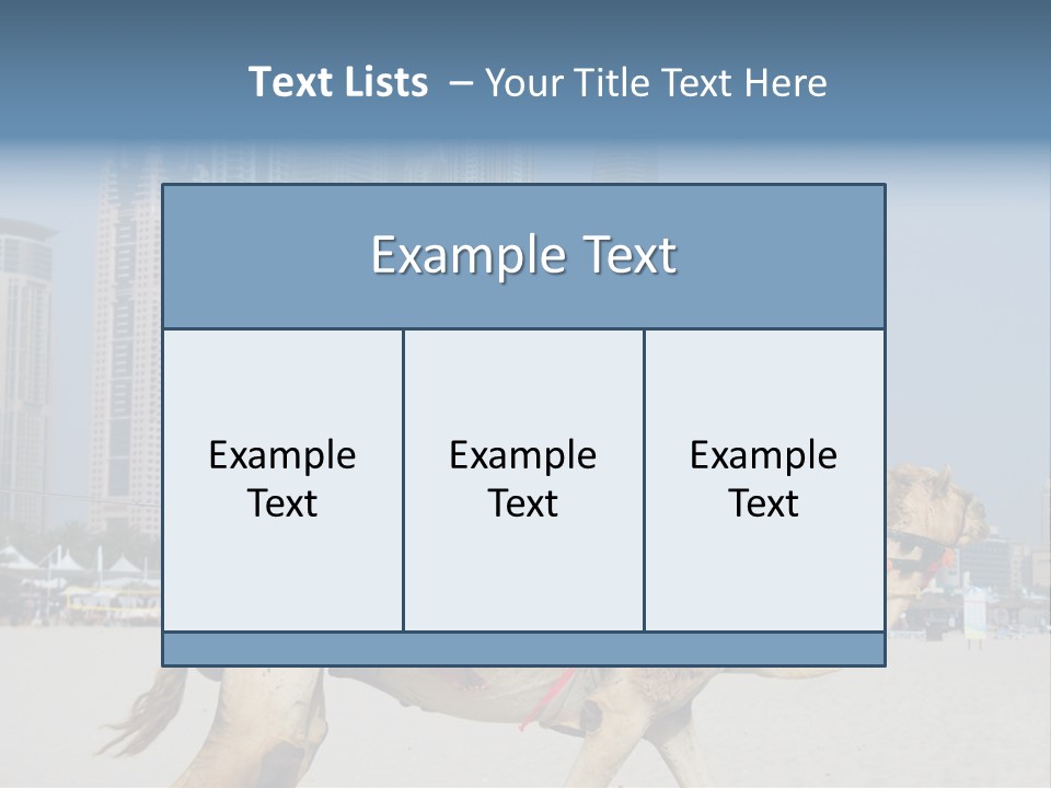 Man High Arab PowerPoint Template