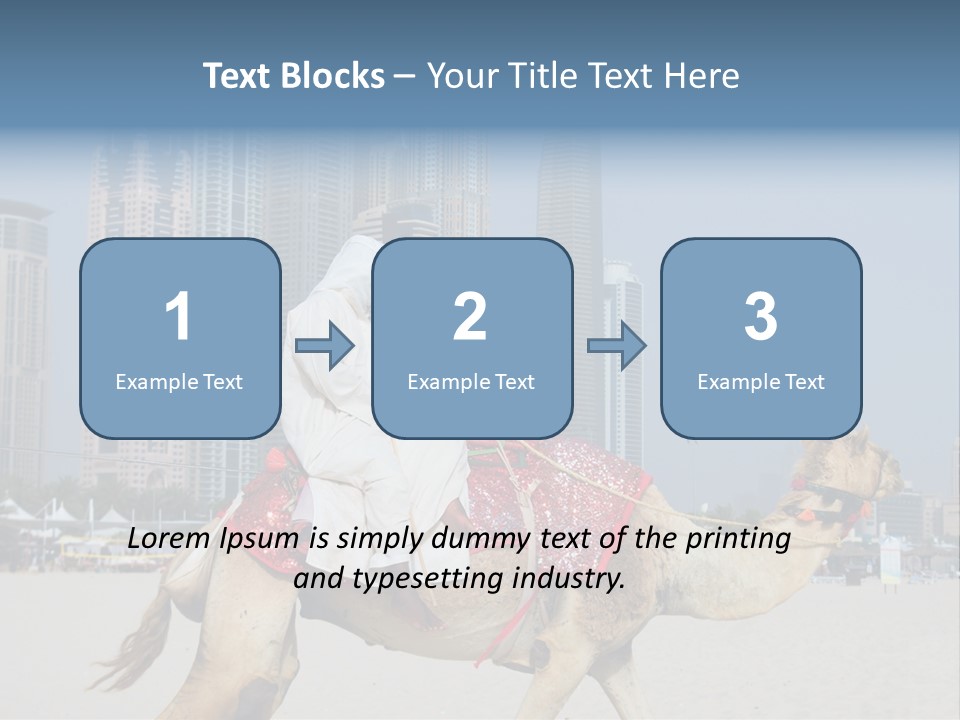 Man High Arab PowerPoint Template