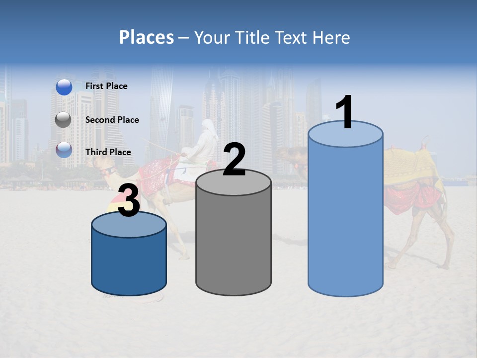 Uae Person Skyscraper PowerPoint Template