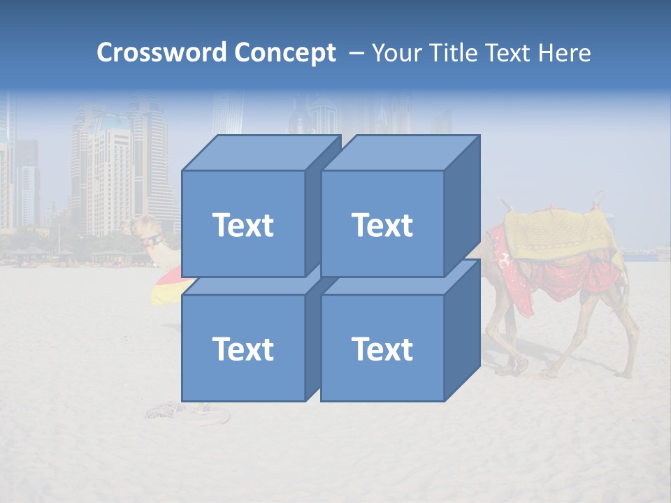 Uae Person Skyscraper PowerPoint Template
