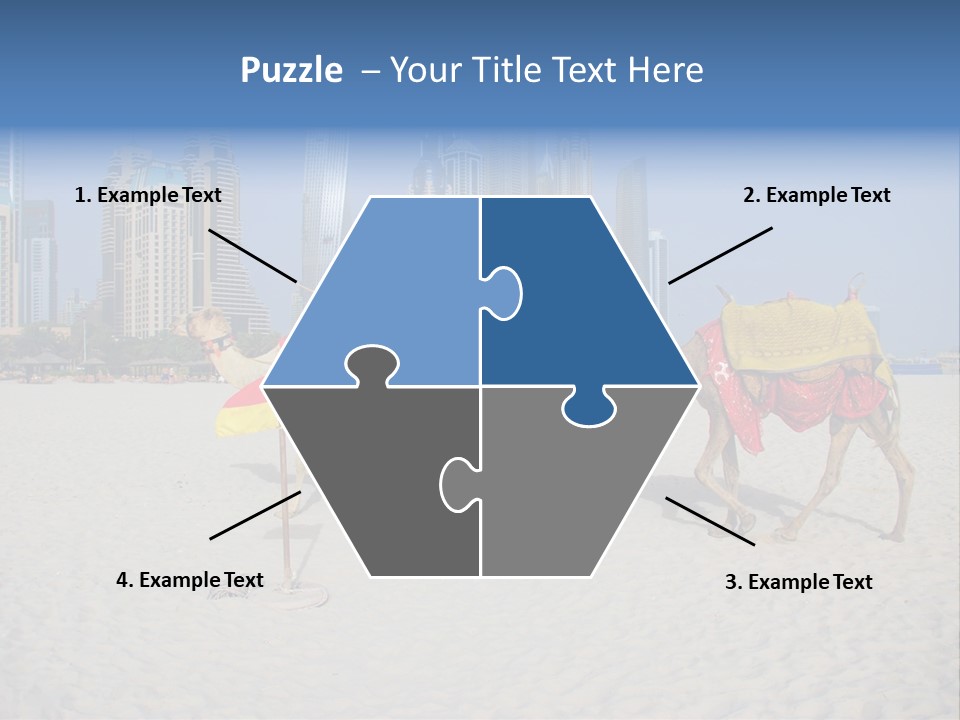 Uae Person Skyscraper PowerPoint Template