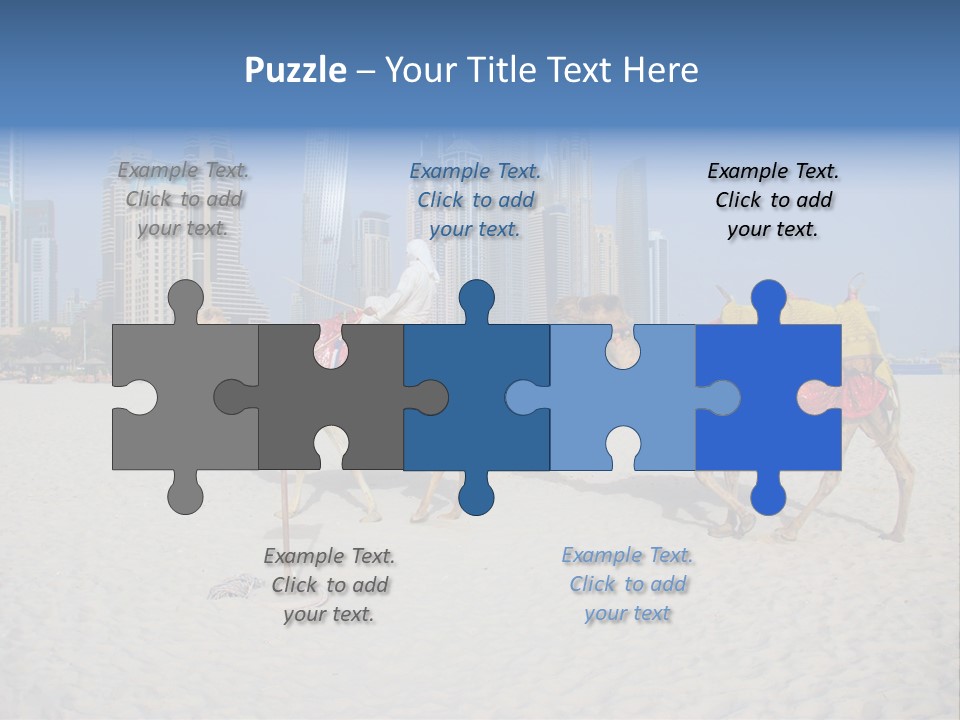 Uae Person Skyscraper PowerPoint Template