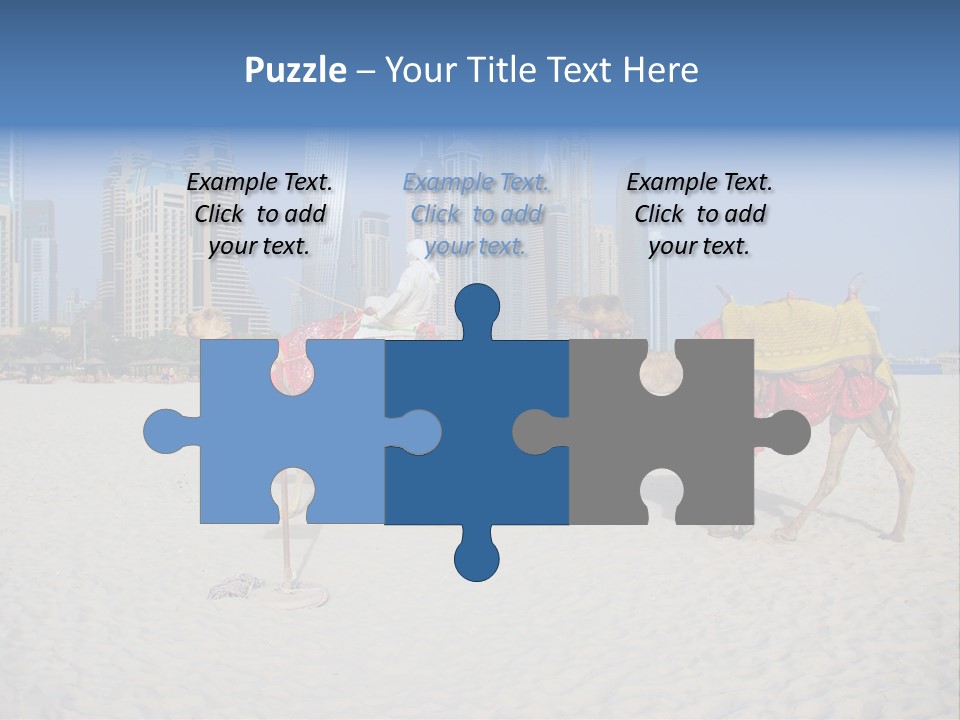 Uae Person Skyscraper PowerPoint Template