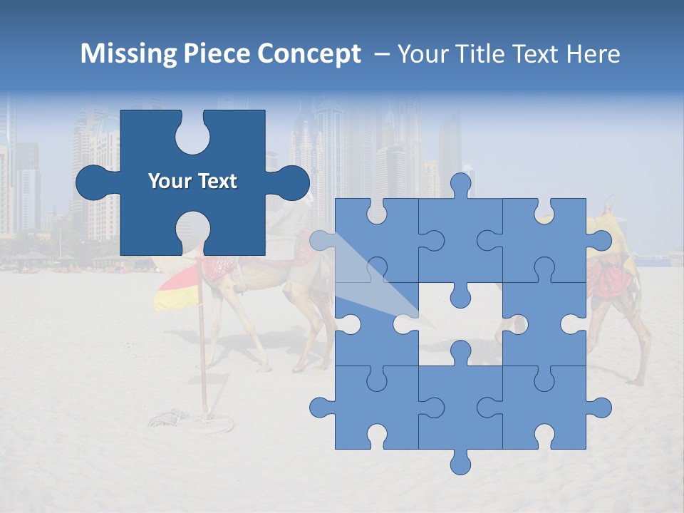 Uae Person Skyscraper PowerPoint Template