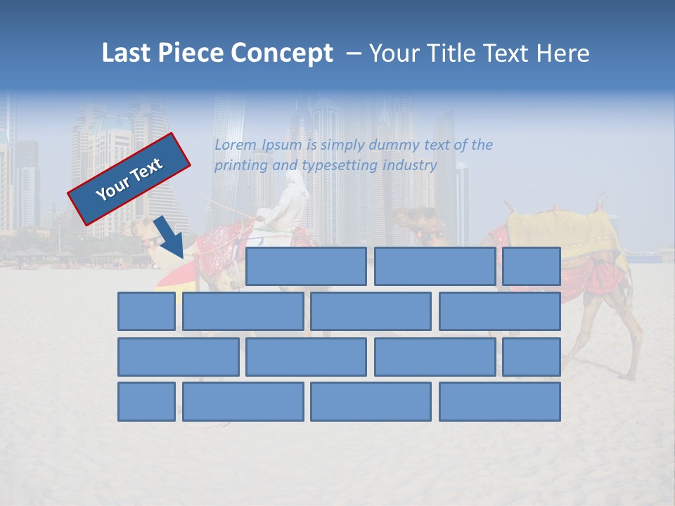 Uae Person Skyscraper PowerPoint Template