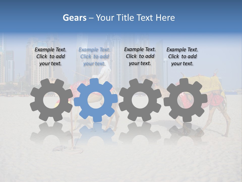 Uae Person Skyscraper PowerPoint Template