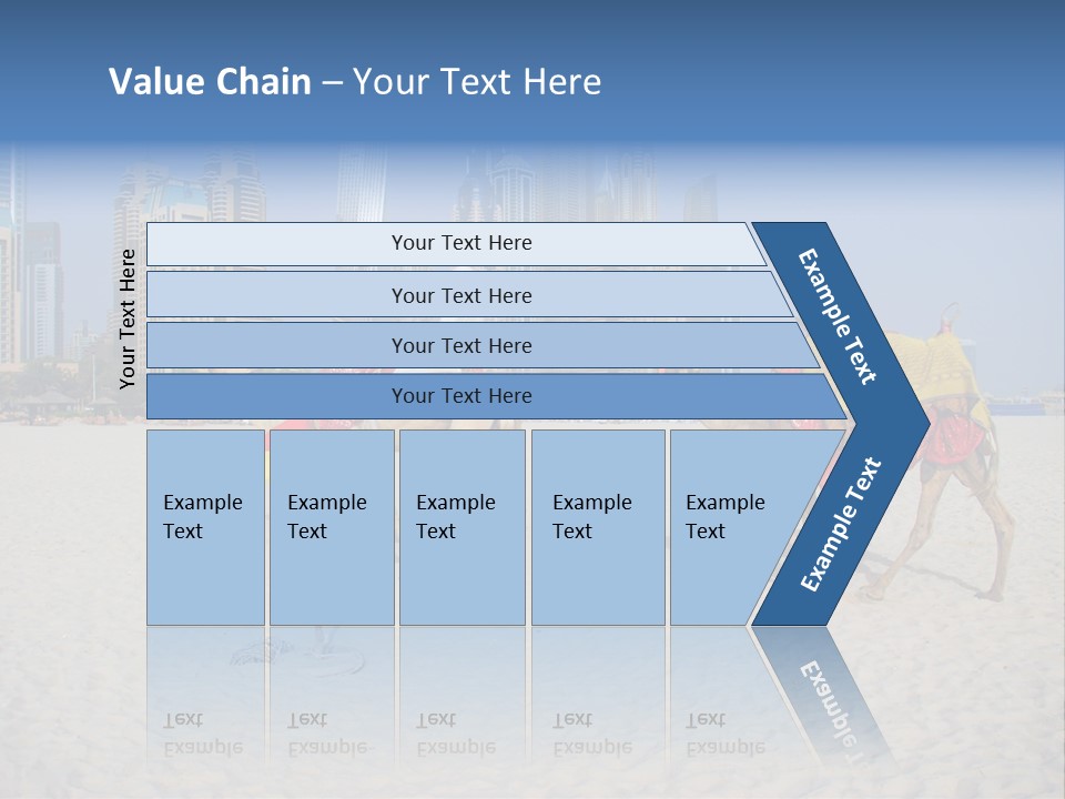 Uae Person Skyscraper PowerPoint Template