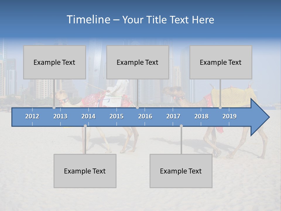 Uae Person Skyscraper PowerPoint Template