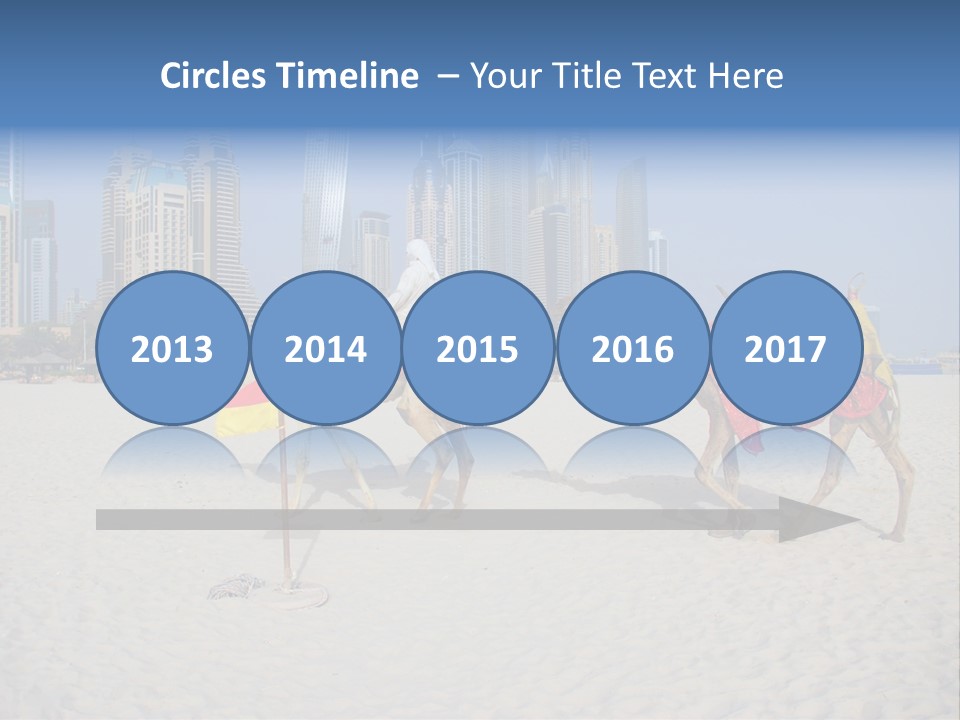 Uae Person Skyscraper PowerPoint Template