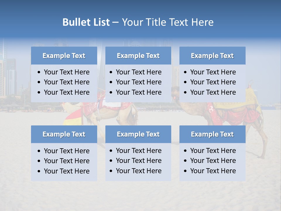 Uae Person Skyscraper PowerPoint Template