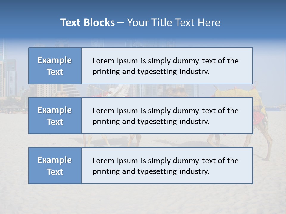 Uae Person Skyscraper PowerPoint Template