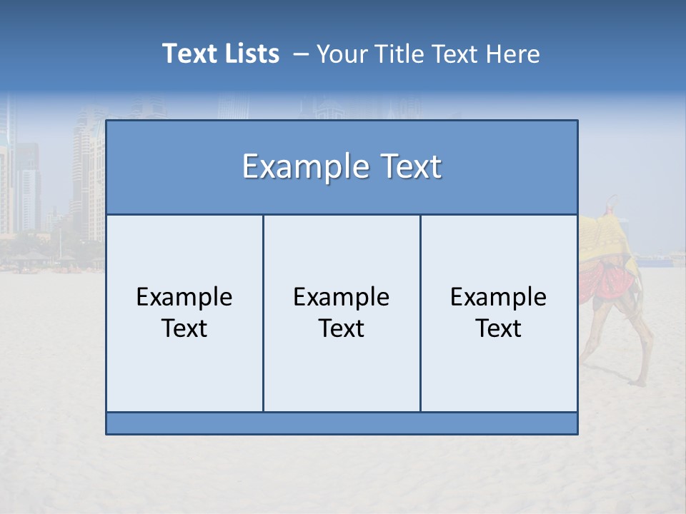 Uae Person Skyscraper PowerPoint Template