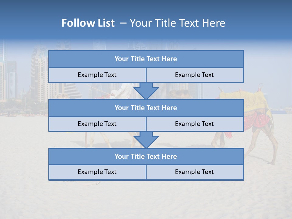 Uae Person Skyscraper PowerPoint Template