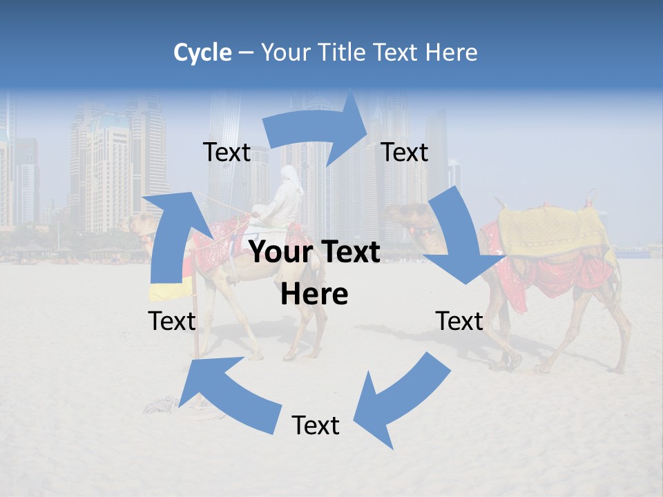Uae Person Skyscraper PowerPoint Template