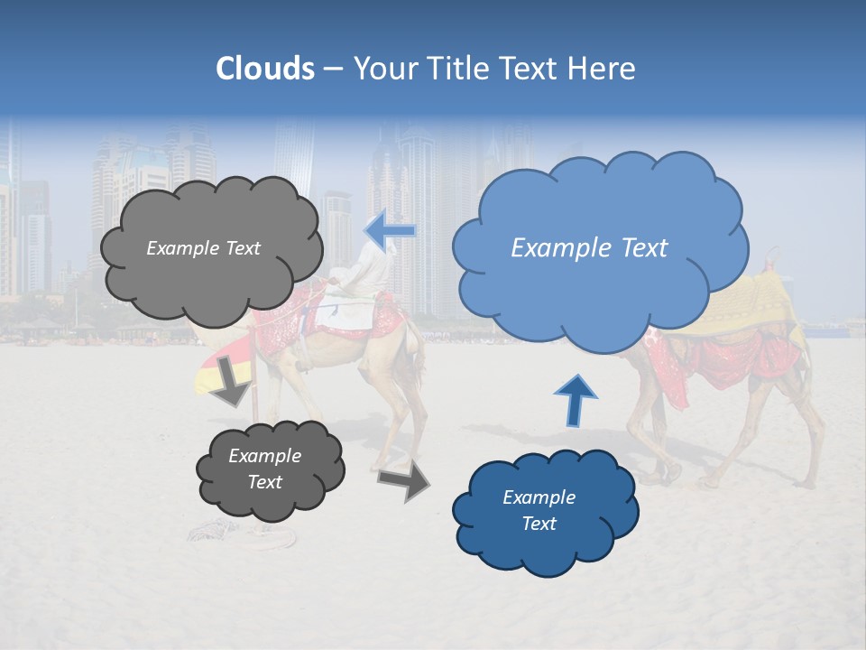 Uae Person Skyscraper PowerPoint Template
