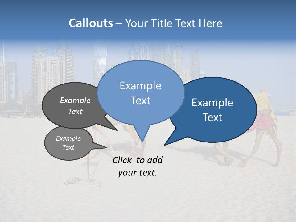 Uae Person Skyscraper PowerPoint Template