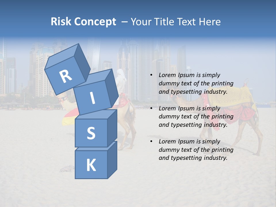 Uae Person Skyscraper PowerPoint Template