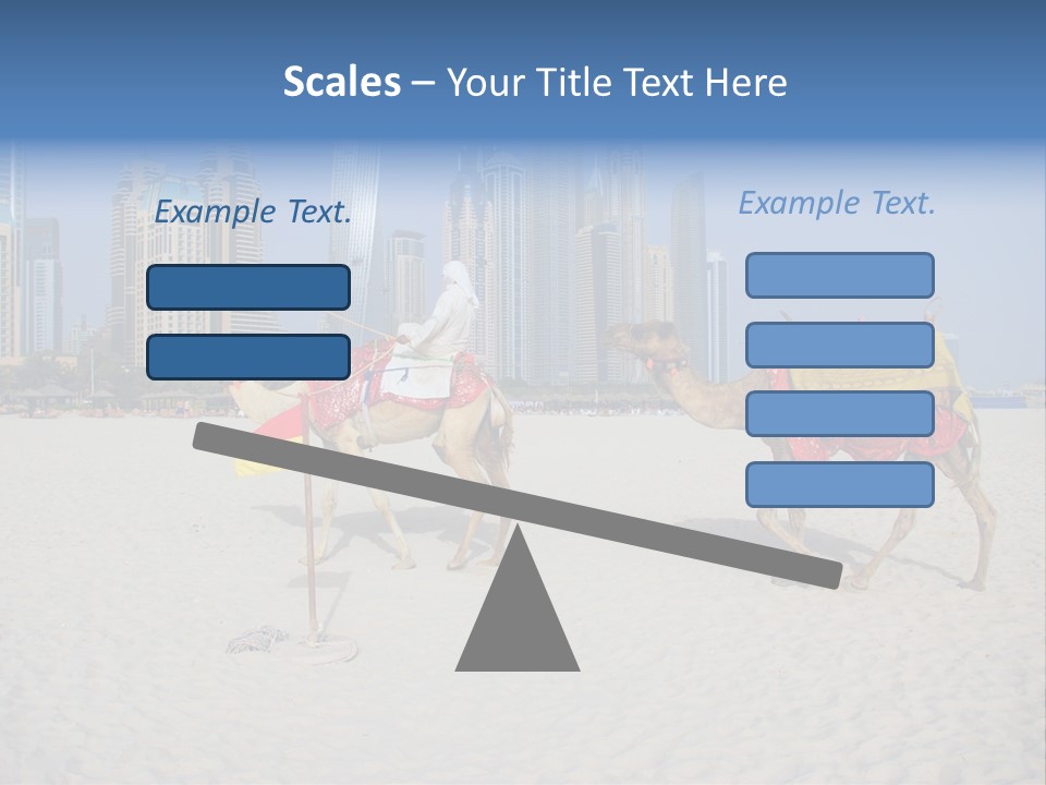 Uae Person Skyscraper PowerPoint Template
