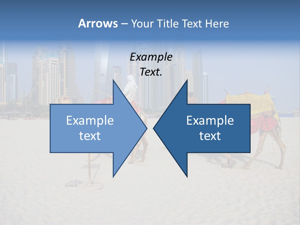 Uae Person Skyscraper PowerPoint Template