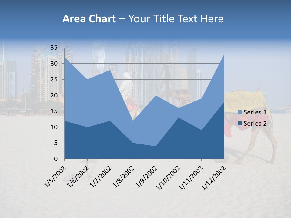 Uae Person Skyscraper PowerPoint Template