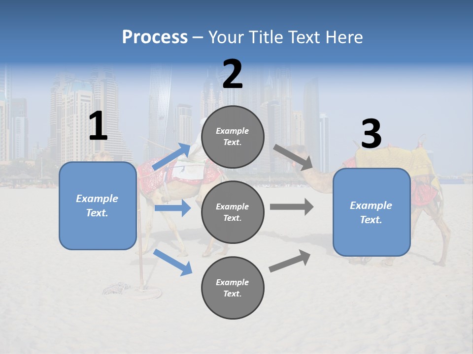 Uae Person Skyscraper PowerPoint Template